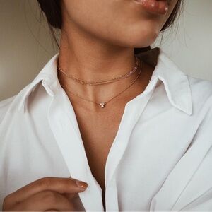 Mejuri layered spheres choker 18k vermeil